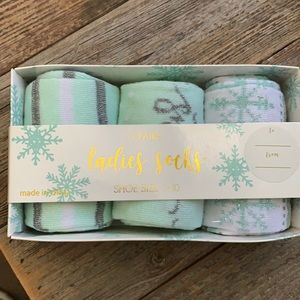 3 Pair of Ladies Socks - one size